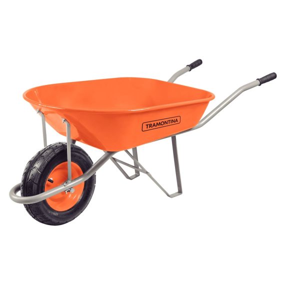 CARRETILLA TRAMONTINA 80-LT NARANJA 77713-431-231  R-SOLIDA