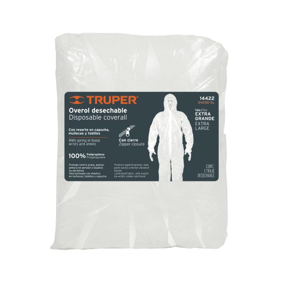 TRAJE AGUA BLANCO (XL) TRUPER 14422 OVEROL - Imagen 2