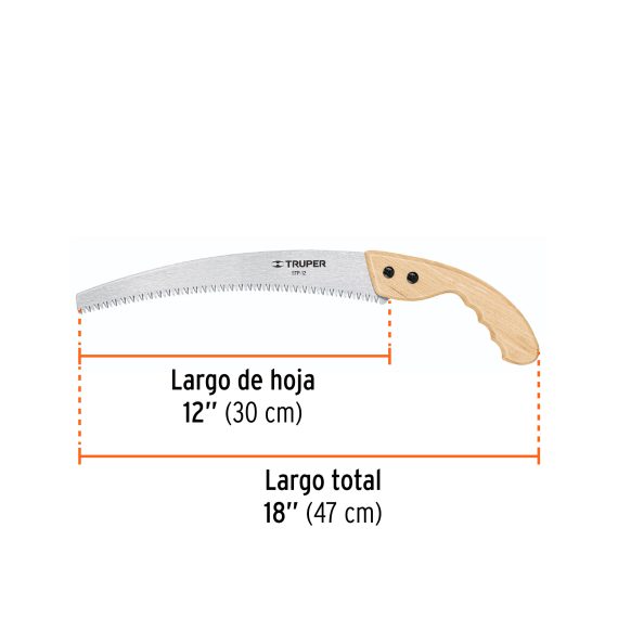 SERRUCHO PODA TRUPER 12"  M/MADERA 18171         17-11-103 - Imagen 2