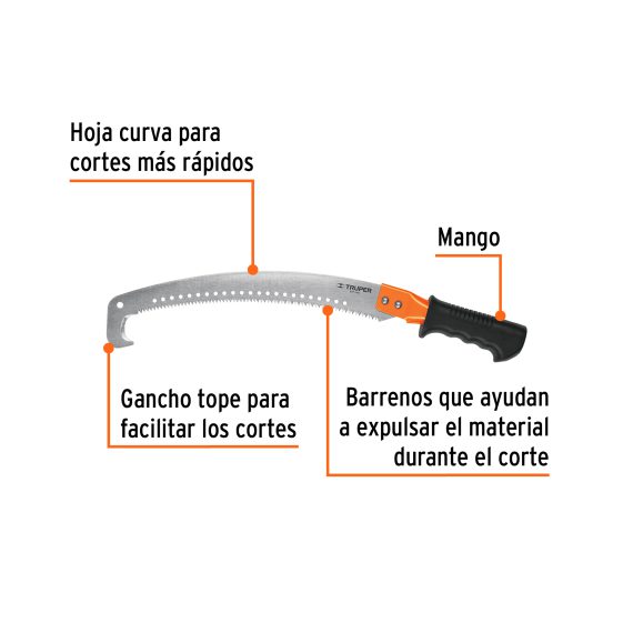 SERRUCHO PODA TRUPER 14 STP-16X 18179 18179 - Imagen 2